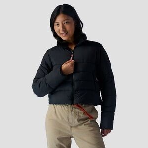 Synthetic Insulated Cropped Jacket - Women's Stretch Limo,Size: S